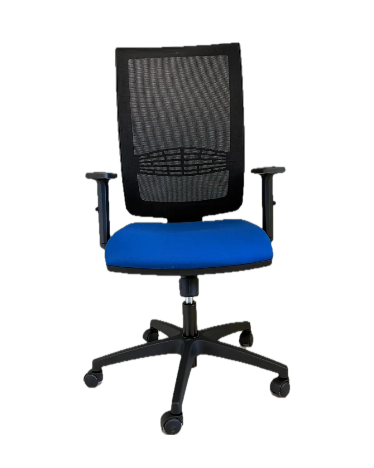 The same chair with rectangular mesh backrest, front view